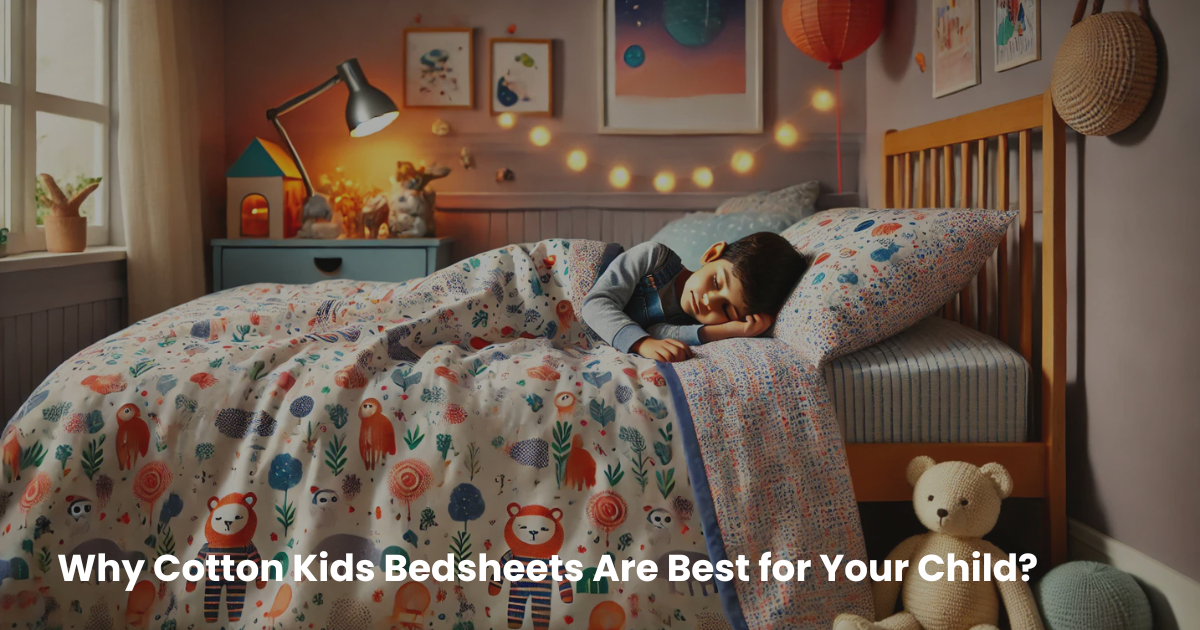 Why Cotton Kids Bedsheets Are Best for Your Child